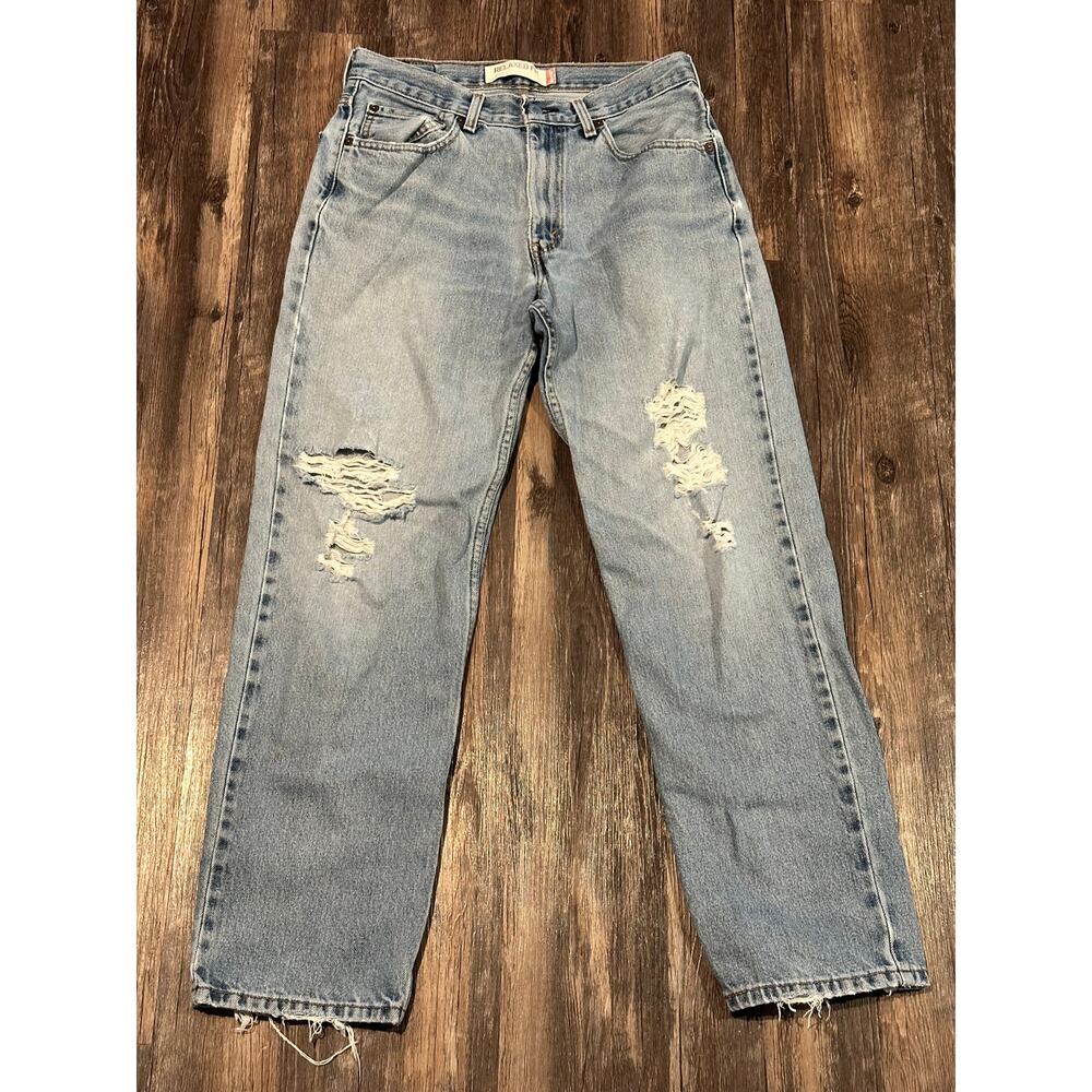 Levi’s 550 Relaxed Fit Jeans 32x32 Men’s | Thrashed Vintage Distressed Ripped